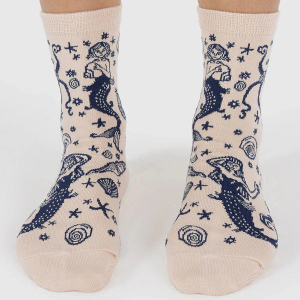 Crew Sock, Mermaid