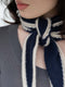 Austen Cashmere Scarf, Navy