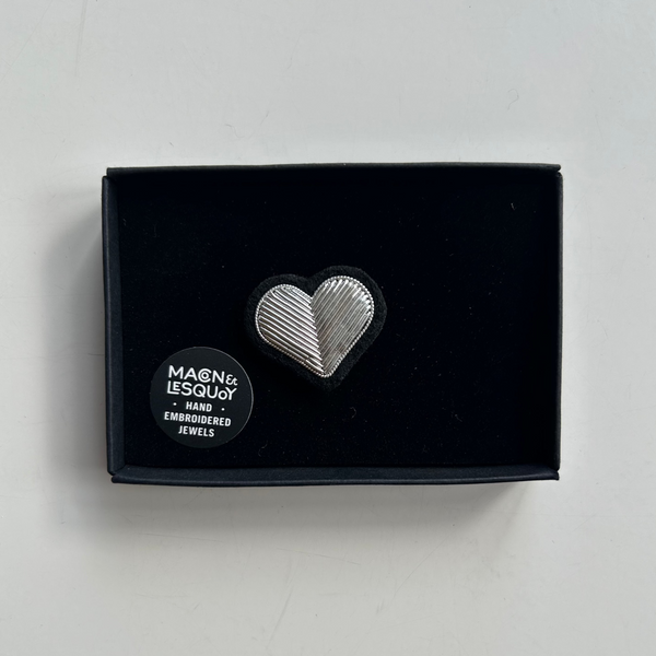 Silver Heart Pin