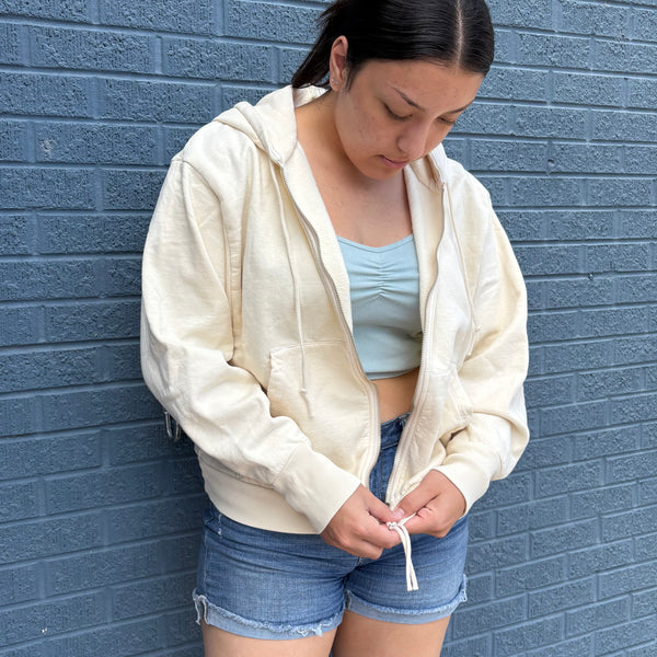 Shapes Hoodie, Ivory