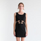 Otilia Linen Dress, Black