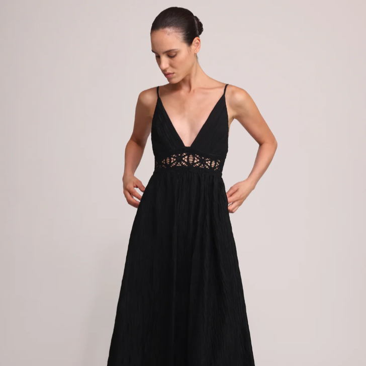 Nalaya Dress, Black