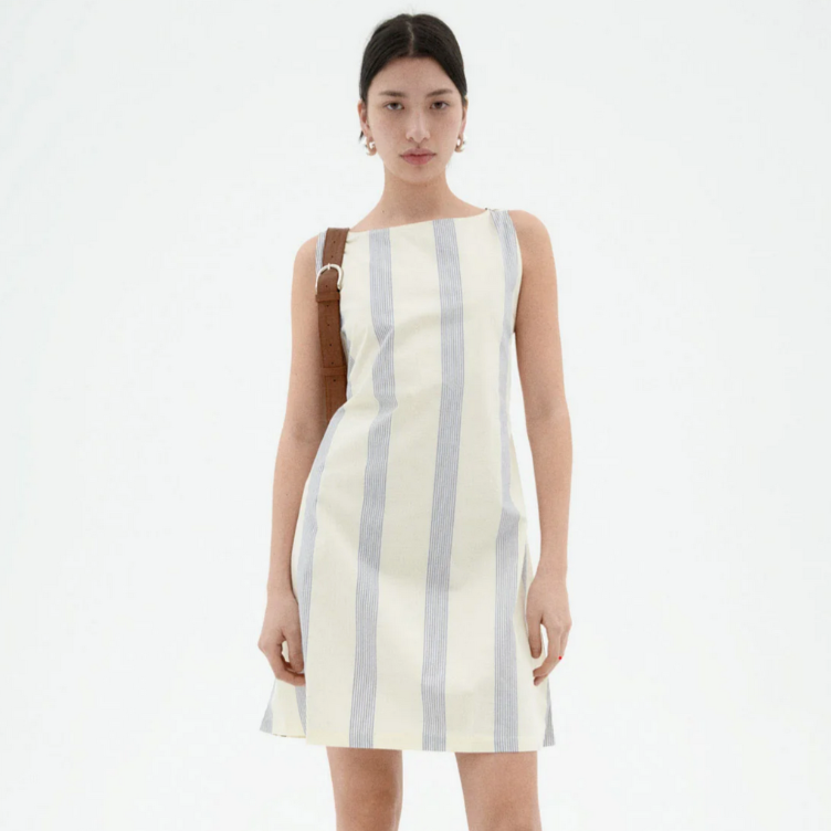 Poplin Stripes Cecile Dress