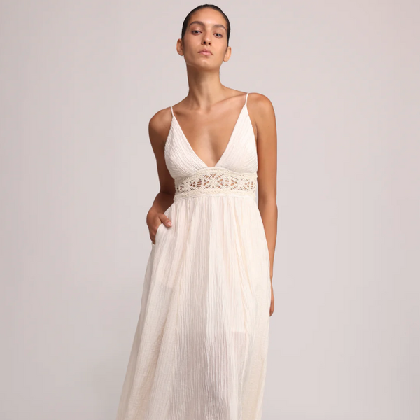 Nalaya Dress, Ivory
