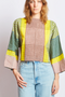 Bloom Shirt, Ink Grid Chex