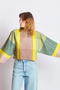 Bloom Shirt, Ink Grid Chex
