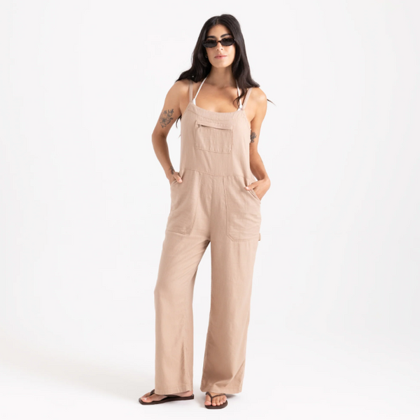 Paseo Overall Jumpsuit, Mushroom