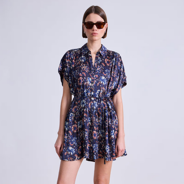 Agnezca Mini, Batik Floral Navy