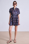 Agnezca Mini, Batik Floral Navy