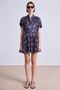 Agnezca Mini, Batik Floral Navy