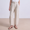 Bari Crop Trouser, Striped Flax