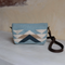 Woven Convertible Clutch, Blue