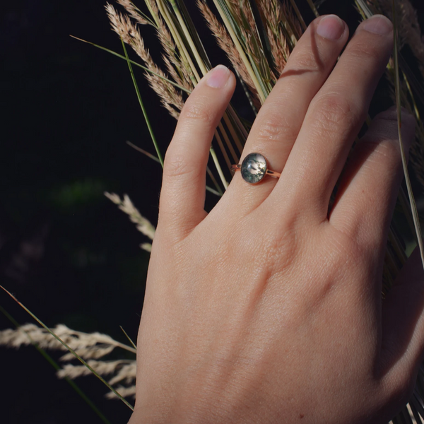 Moss Agate Ring