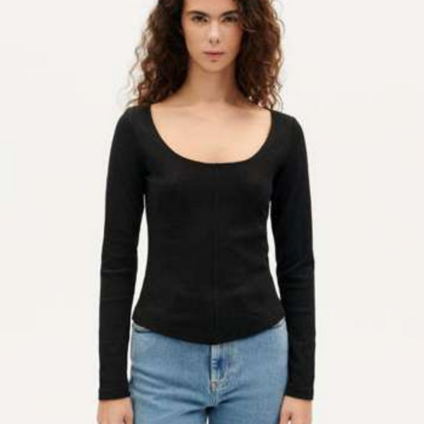 Casilda Cashmere Top, Black