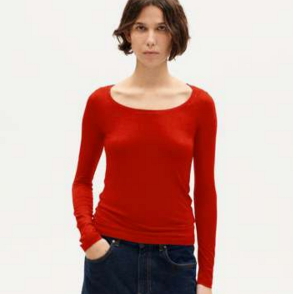 Casilda Cashmere Top, Red