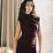 Nur Dress, Bordeaux