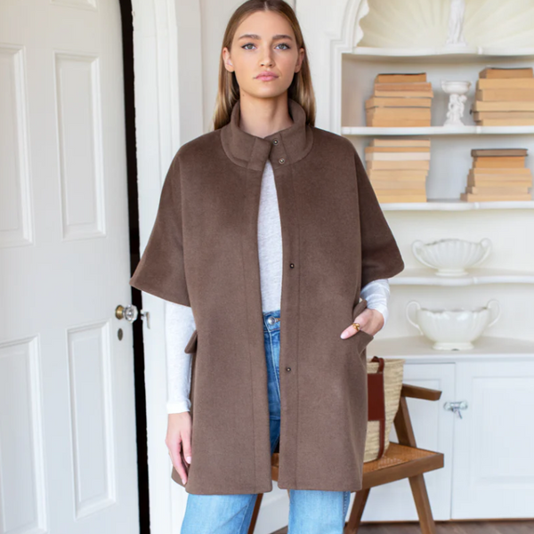 Layering Jacket, Umber Wool