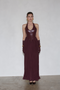 Rowena Dress, Bordeaux
