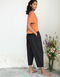 Cedar Organic Cotton Pant, Black