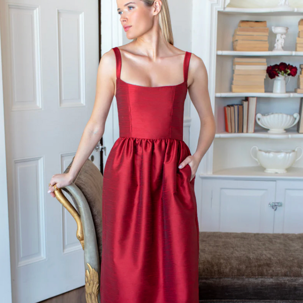 Jour Maxi, Rouge Shantung