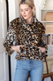 Short 60s Coat, Leopard Fur