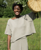 Alessia-Leigh Recycled Cotton Top, Natural