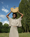Alessia-Leigh Recycled Cotton Top, Natural