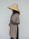 Cashmere Scarf, Beige & Navy