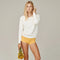 Crux Cropped Sweatshirt, Washed White