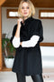 Layering Jacket, Black Wool Cashmere