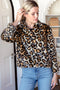 Short 60s Coat, Leopard Fur