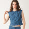 Interval Top, Marine Print