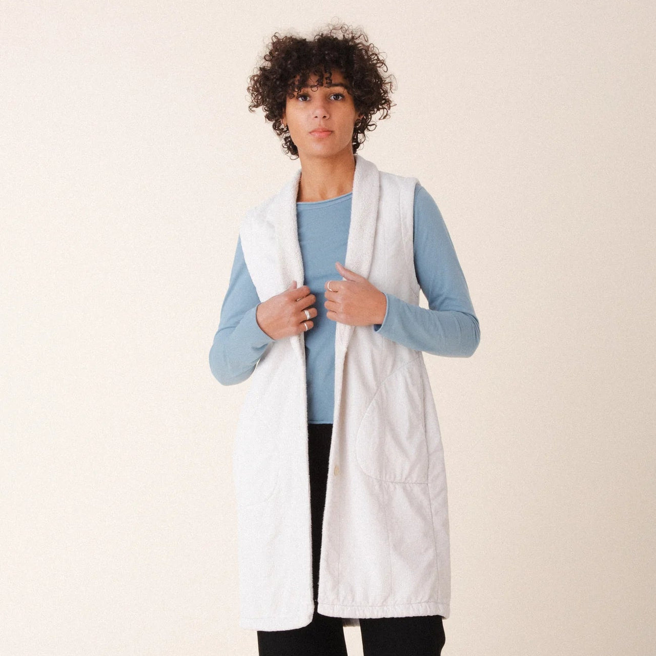 Fireside Vest, Oyster