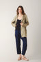 Satin Blazer, Khaki