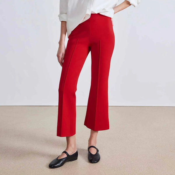 Rene Pull On Pant, Deep Red