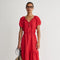 Dita Front Tie Maxi, Racing Red