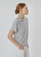 Stripe Tee, Grey