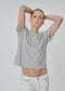 Stripe Tee, Grey