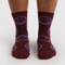 Crew Sock, Mahogany Happy