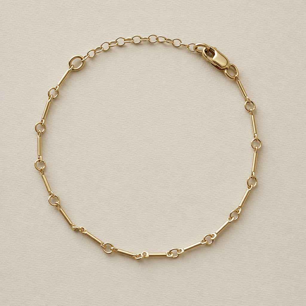 Alice Link Bracelet | Gold Fill