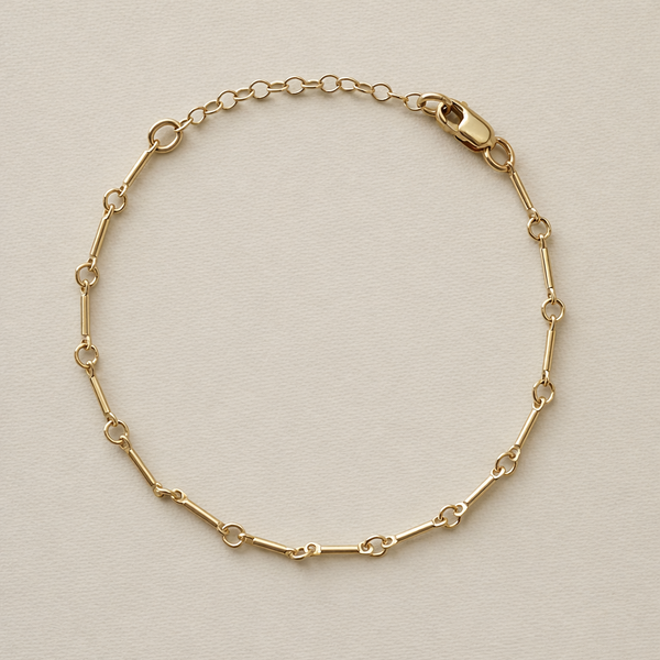 Alice Link Bracelet | Gold Fill