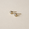Aster Bezel Studs | Gold Fill