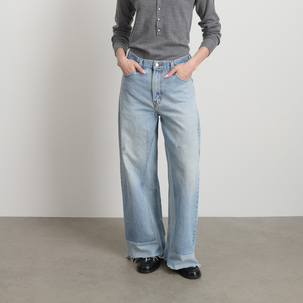 Reworked Vintage Culotte, Vintage Indigo