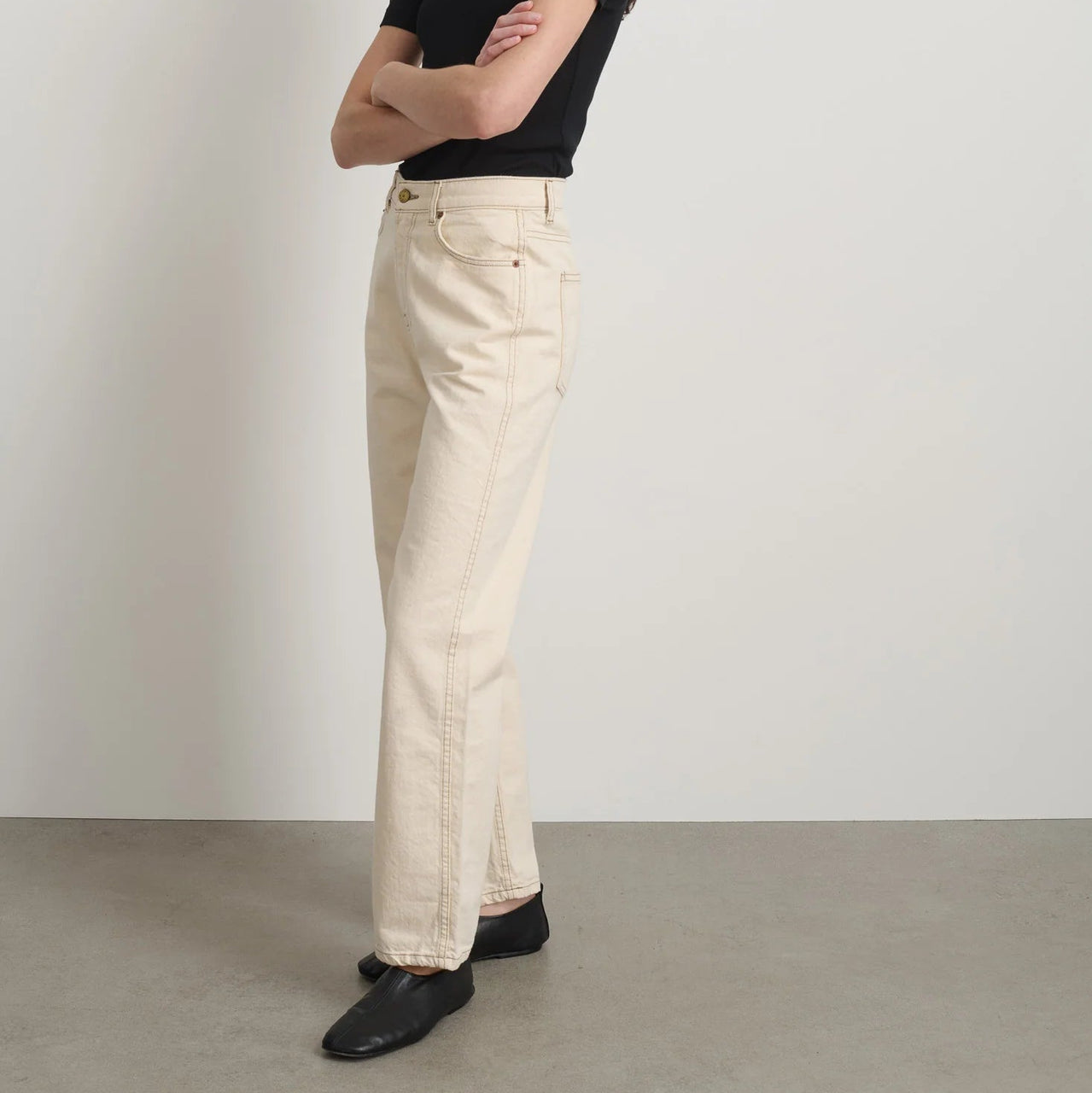 Plein Relaxed Straight Jean, Clair