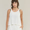 Cropped Tank, Indigo