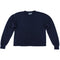 Cropped Long Sleeve Tee, Navy