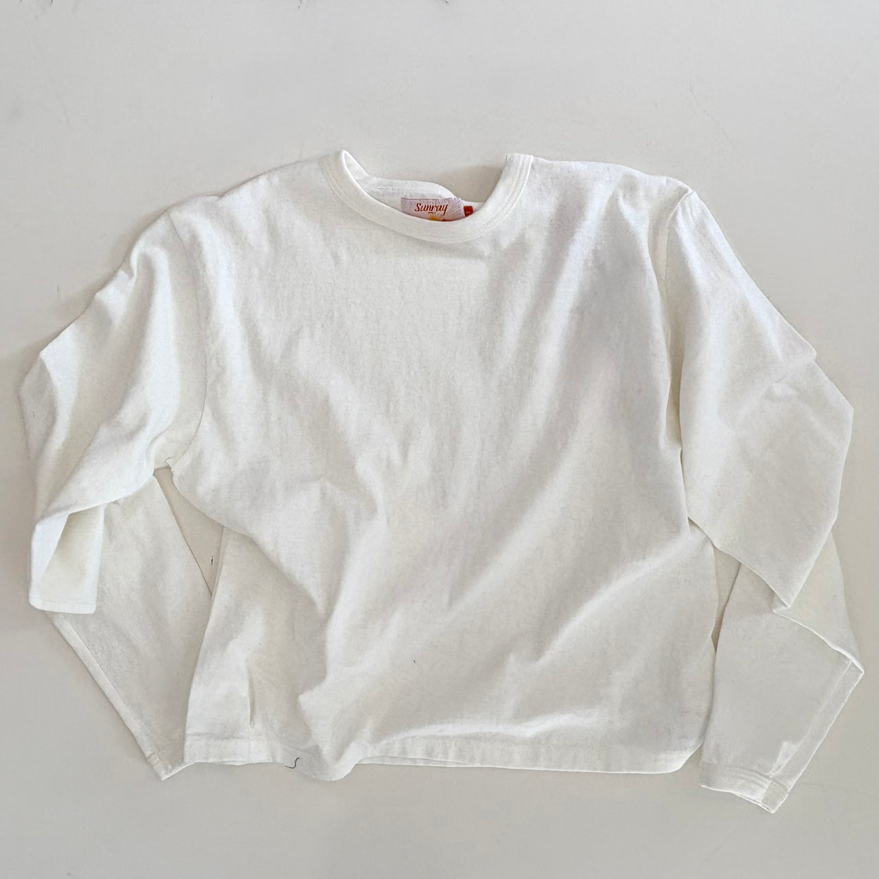 Sunray Hi'aka Long Sleeve Tee, Off White