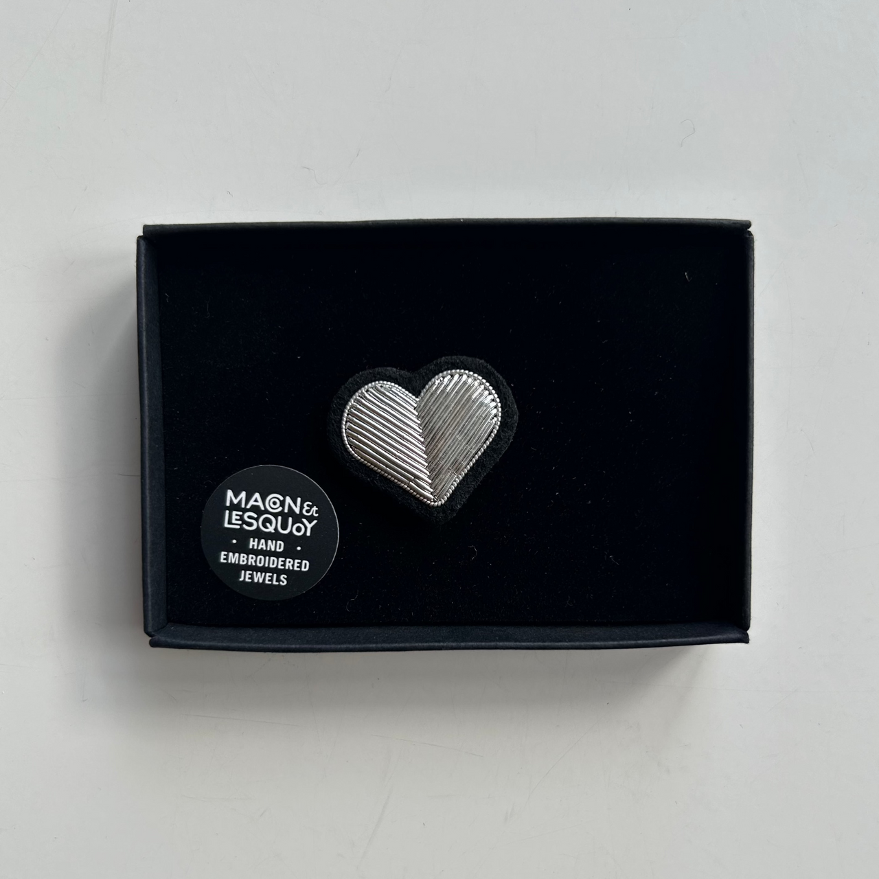 Silver Heart Pin