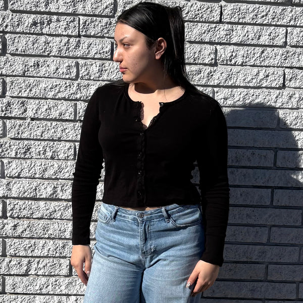 Pretty In Pointelle, Black