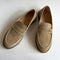 Suede Loafer, Barley
